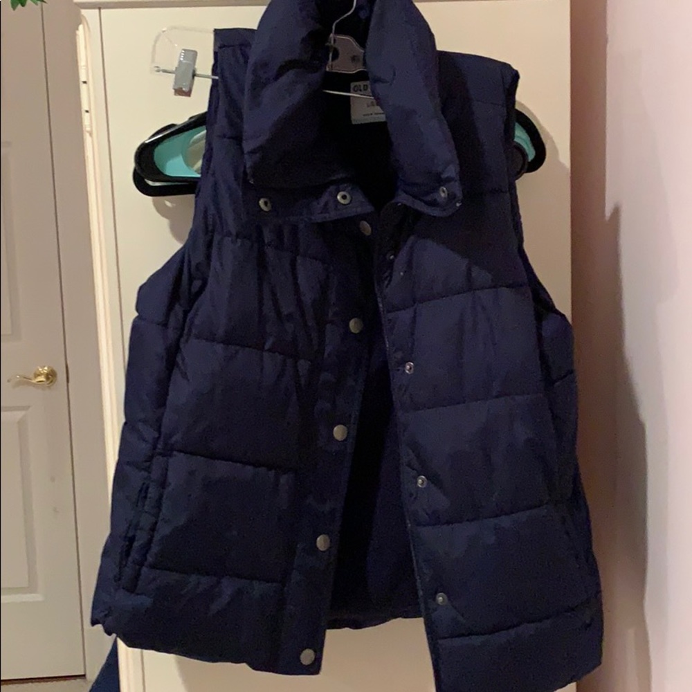 Navy Blue puffer vest